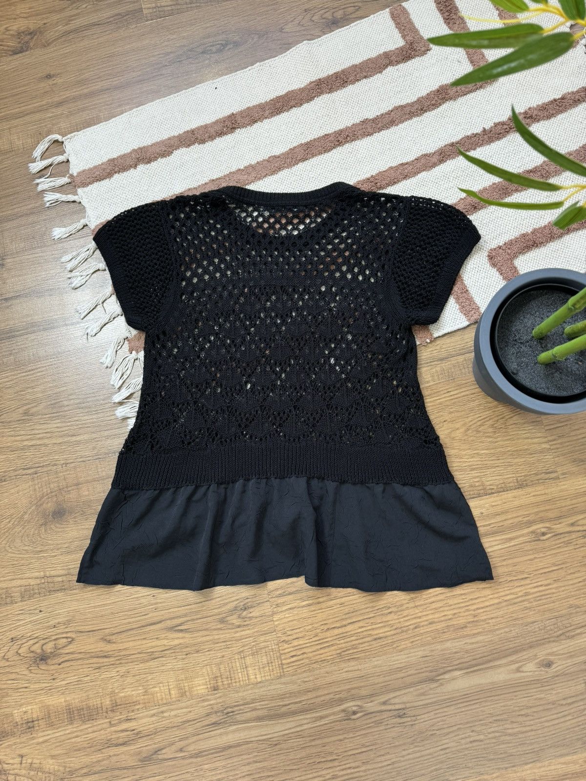 O'Neill VINTAGE ONEILL KNITTED MESH BLOUSE TEE Size ONE SIZE - 6 Thumbnail
