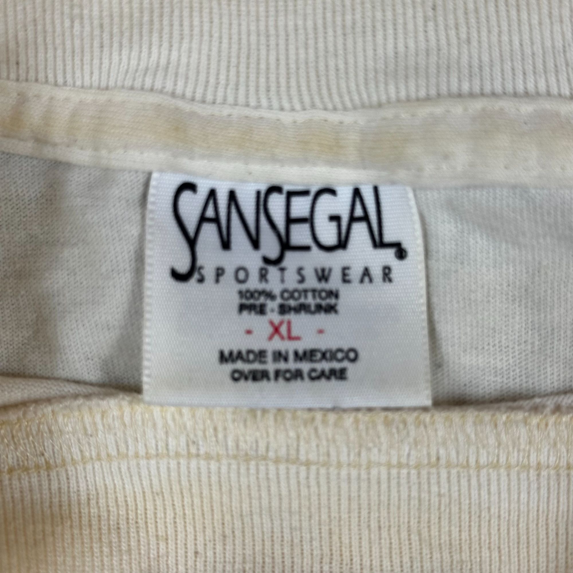 Vintage Vintage SanSegal Sportswear Horse Graphic T-Shirt XL 100% Co Size US XL / EU 56 / 4 - 3 Thumbnail