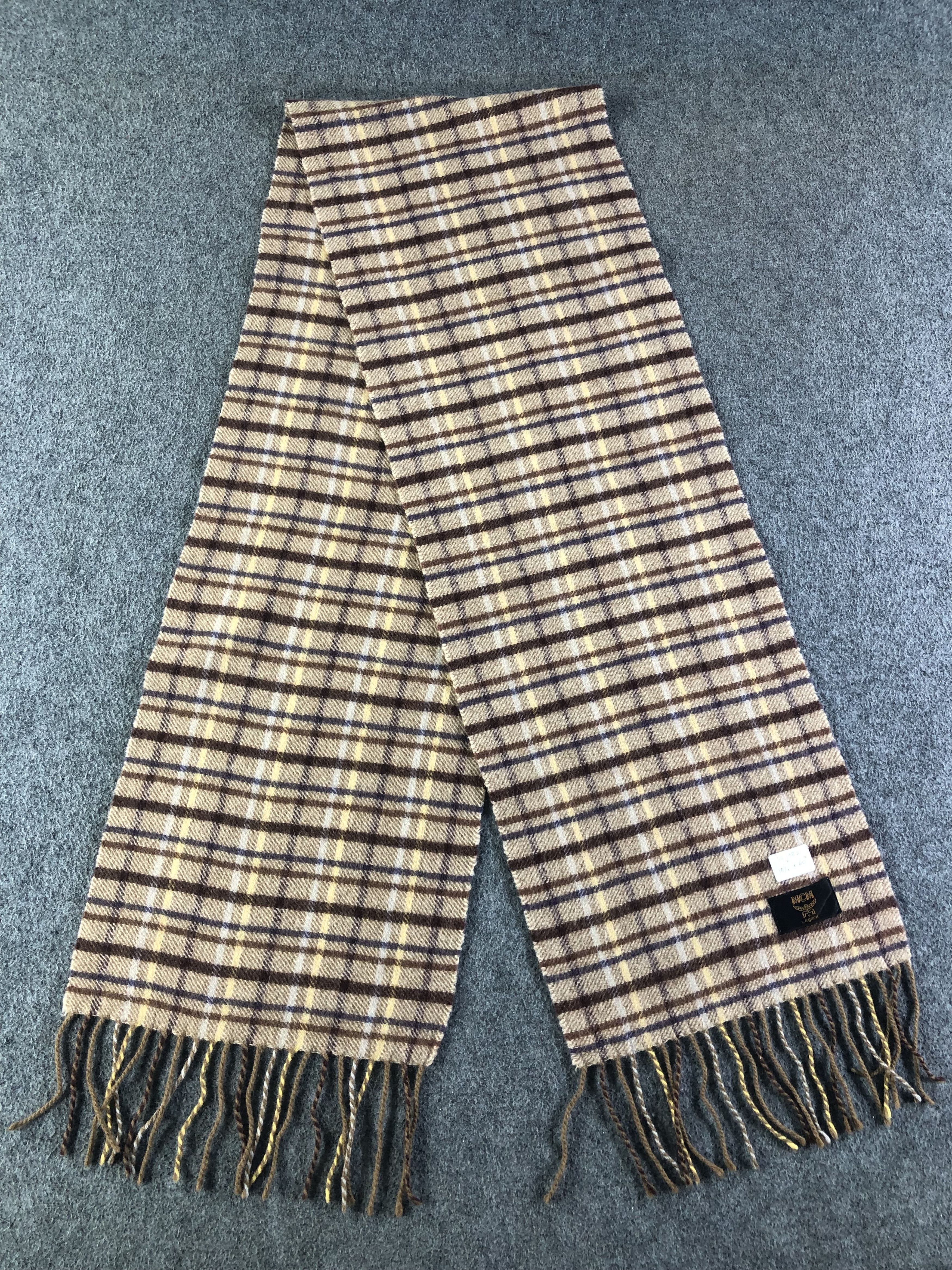 MCM MCM Wool Scarf / Muffler / Neckwear SS1382 Size ONE SIZE - 2 Thumbnail