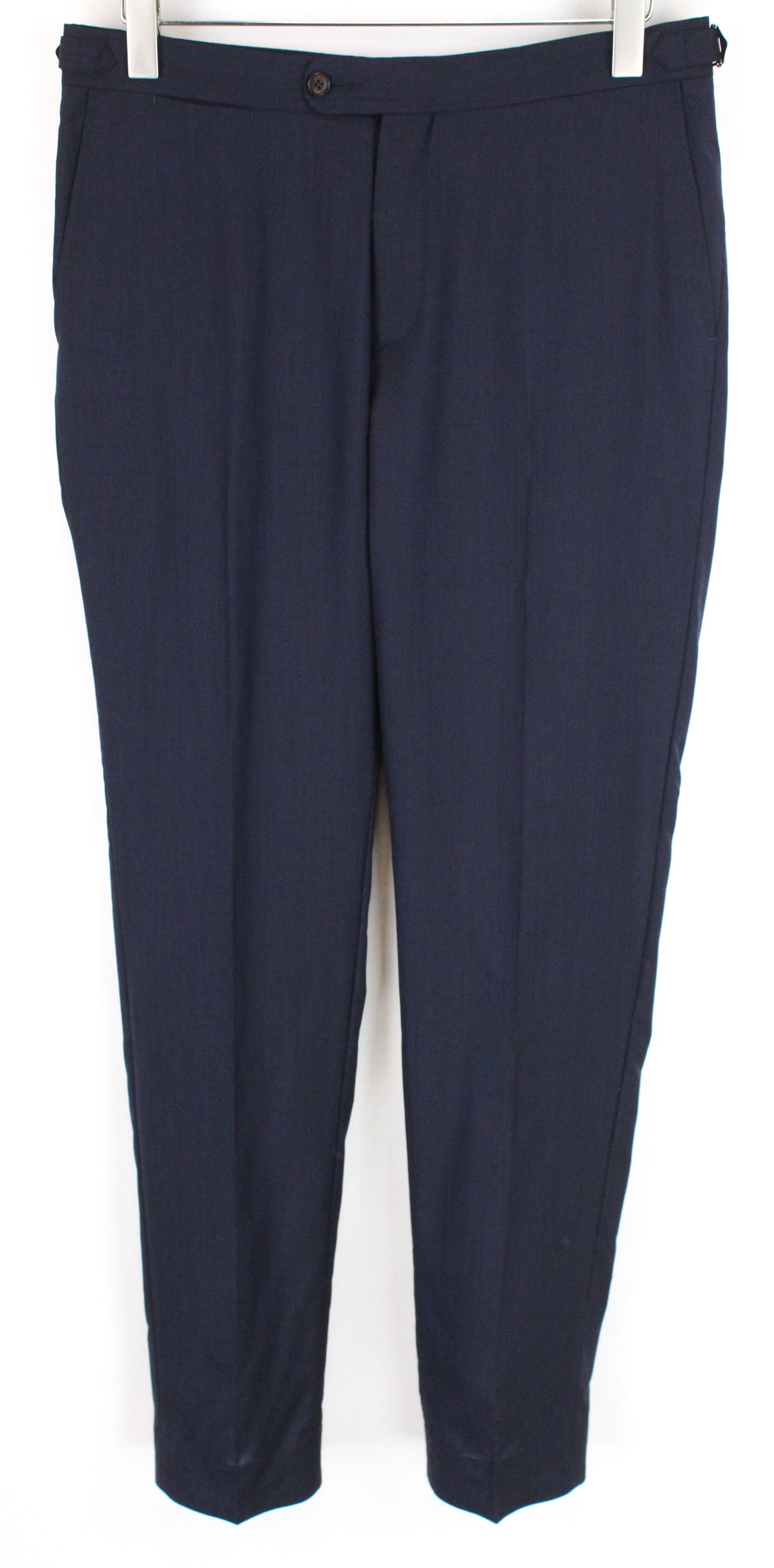 Suitsupply HAVANA UK36R Blue Wool Silk Slim Suit 55090 Size 36R - 7 Thumbnail