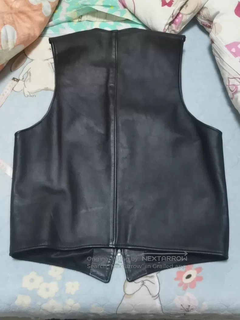 Schott Schott Castrated cowhide locomotive vest Size US M / EU 48-50 / 2 - 6 Thumbnail