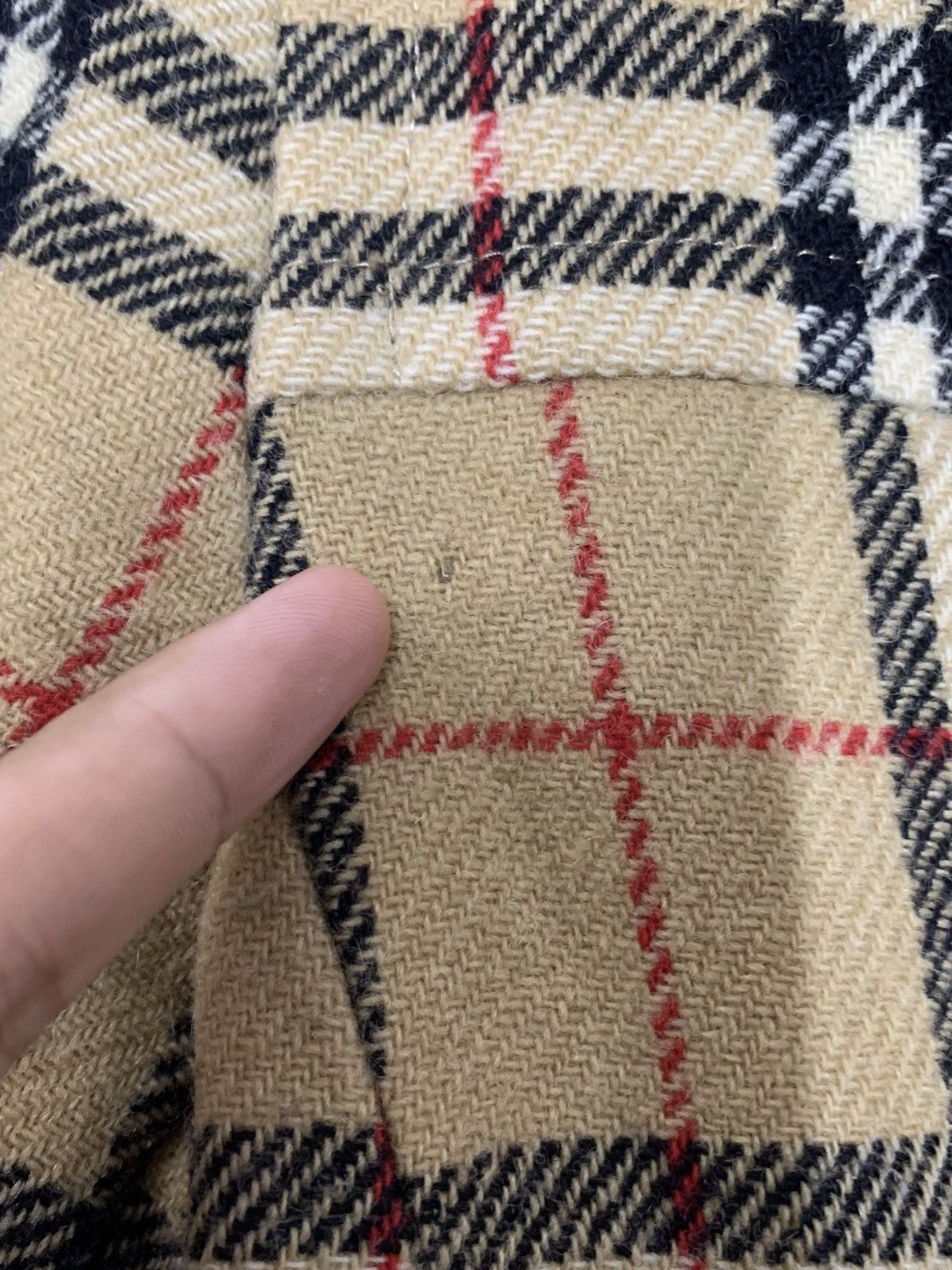 Burberry Vintage Bruberry Blue Label Japan Nova Check Wool Size US S / EU 44-46 / 1 - 11 Thumbnail