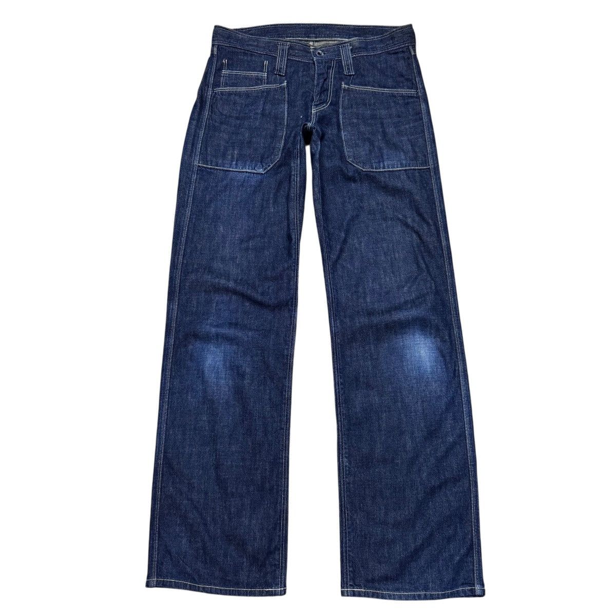 Japanese Brand Domingo Japan Denim Military Fatigue Pants Size US 30 / EU 46 - 1 Thumbnail