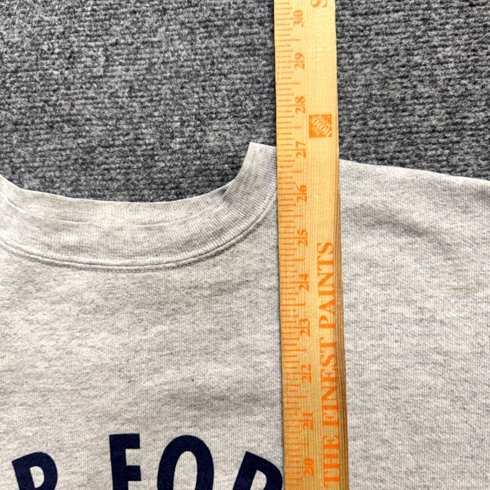 The Unbranded Brand VINTAGE Air Force Sweatshirt Mens Large Gray Cotton Paper Tag Made In USA Size US L / EU 52-54 / 3 - 5 Thumbnail