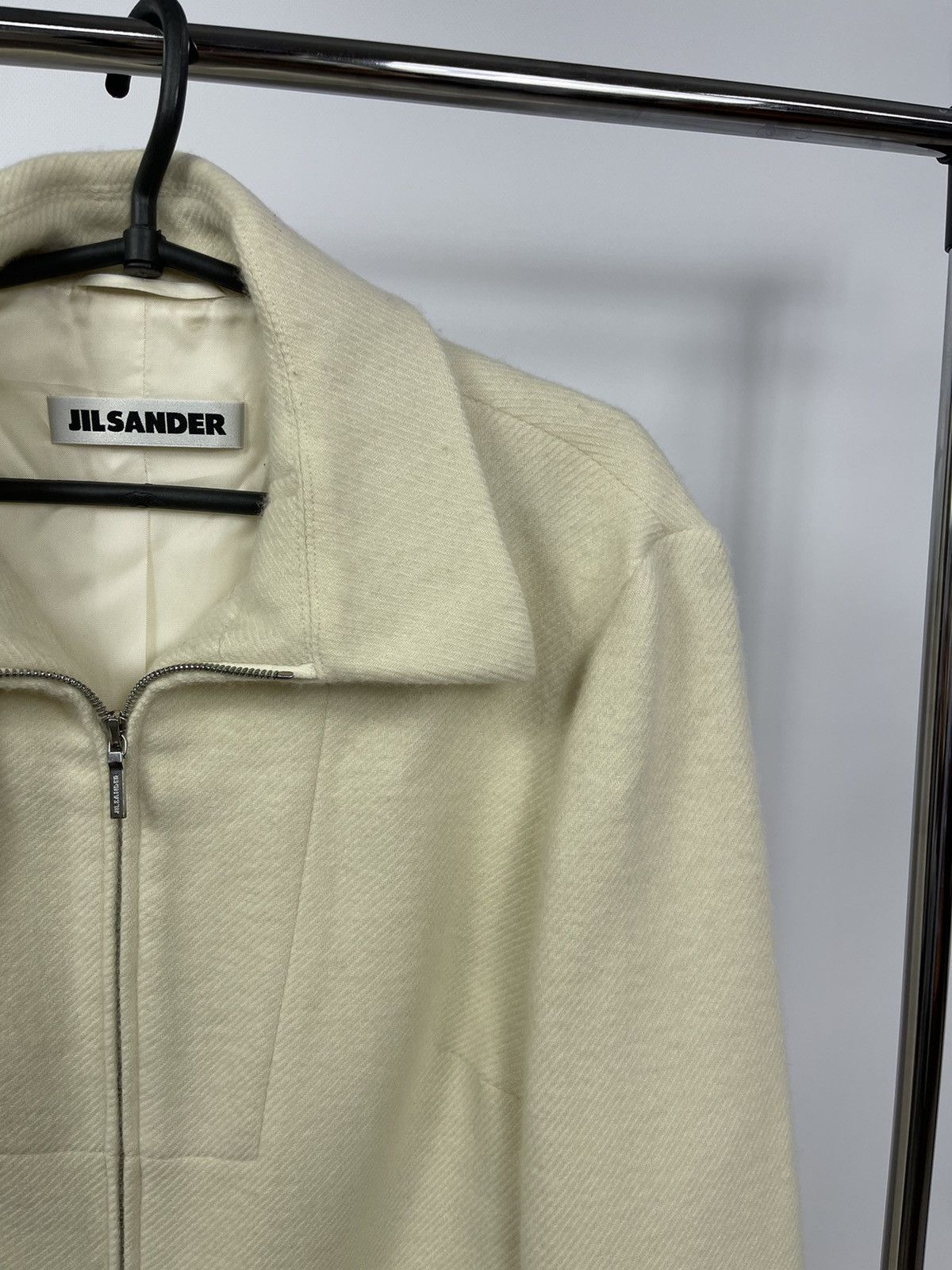 Jil Sander Jil Sander Jacket Woman’s Size 40 RIRI 100% Cashmere Beige Size S / US 4 / IT 40 - 2 Thumbnail