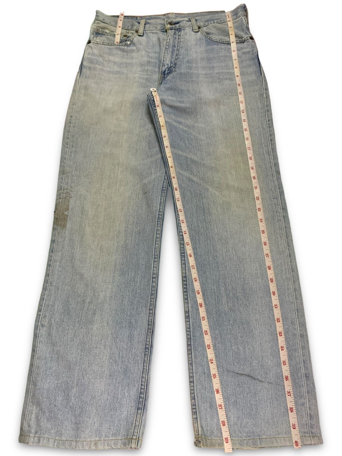 Levi's Vintage 90s Levis 502 Japan Light Wash Distress Baggy Jeans Size US 32 / EU 48 - 11 Thumbnail