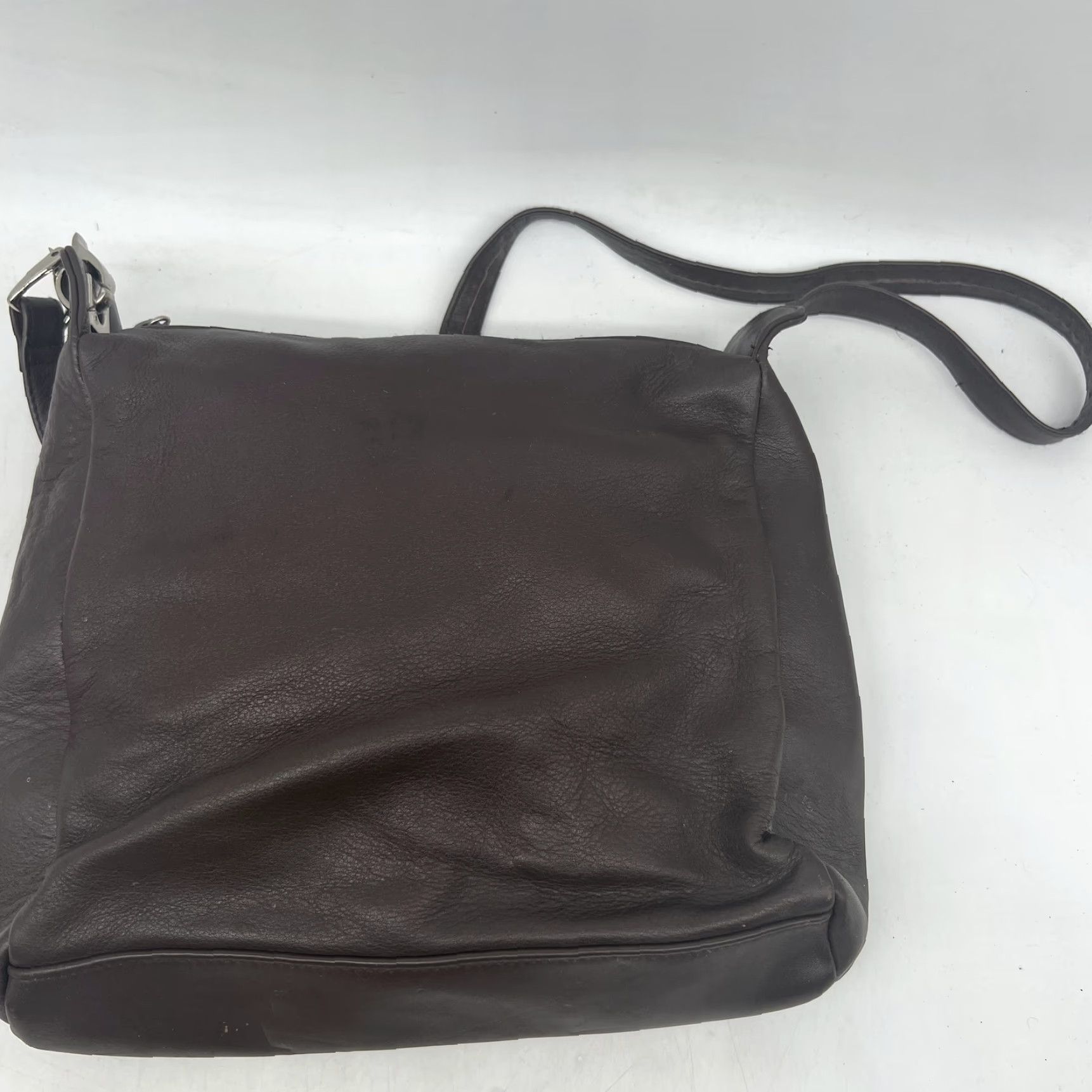 Vintage Hasting & Smith Women Bag Shoulder Bag 9X10 Brown Leather Anti-Theft Multi Pockets Casual Classic Size ONE SIZE - 2 Thumbnail