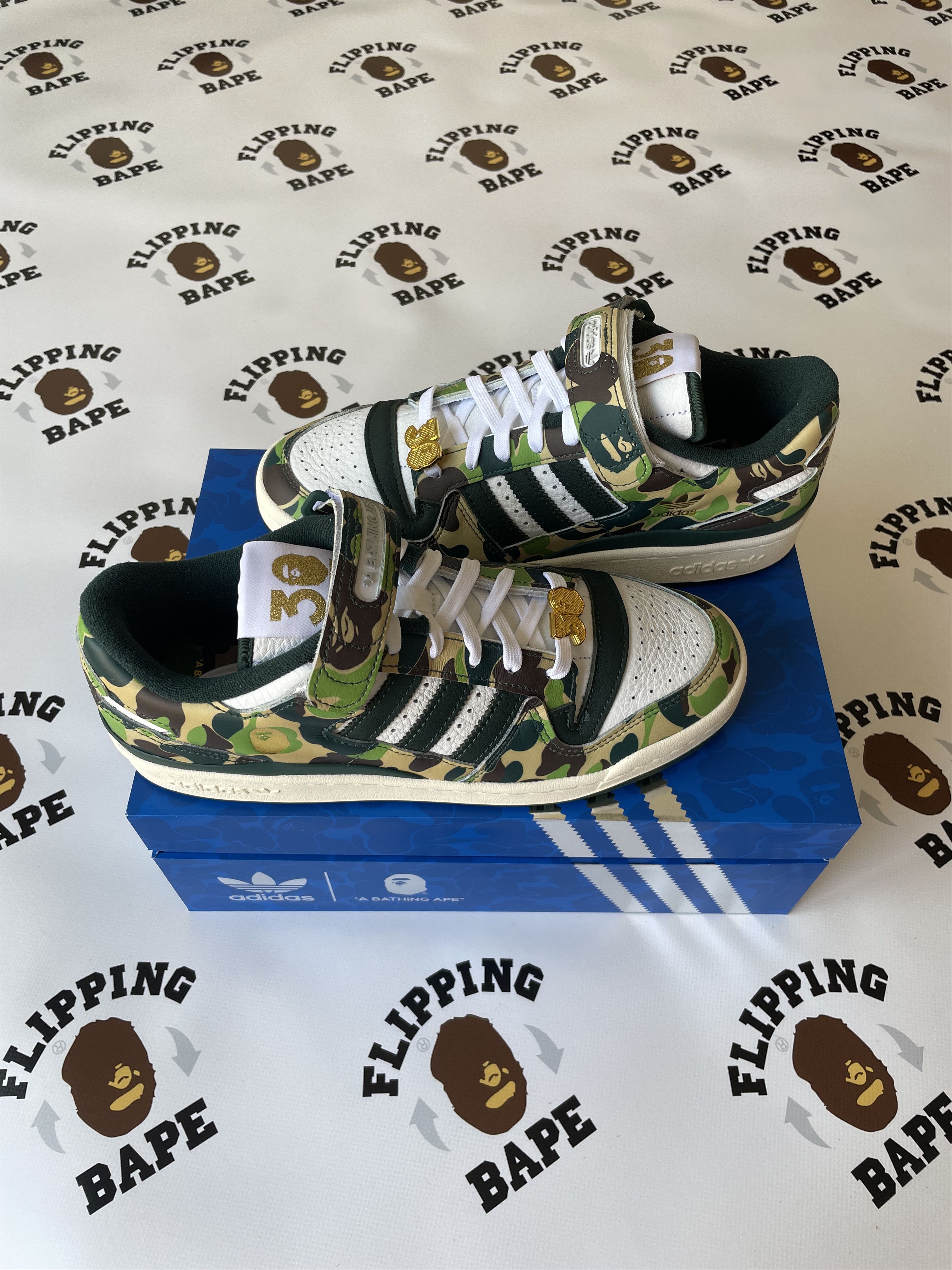 Adidas Bape ADIDAS FORUM 84 BAPE LOW Grailed