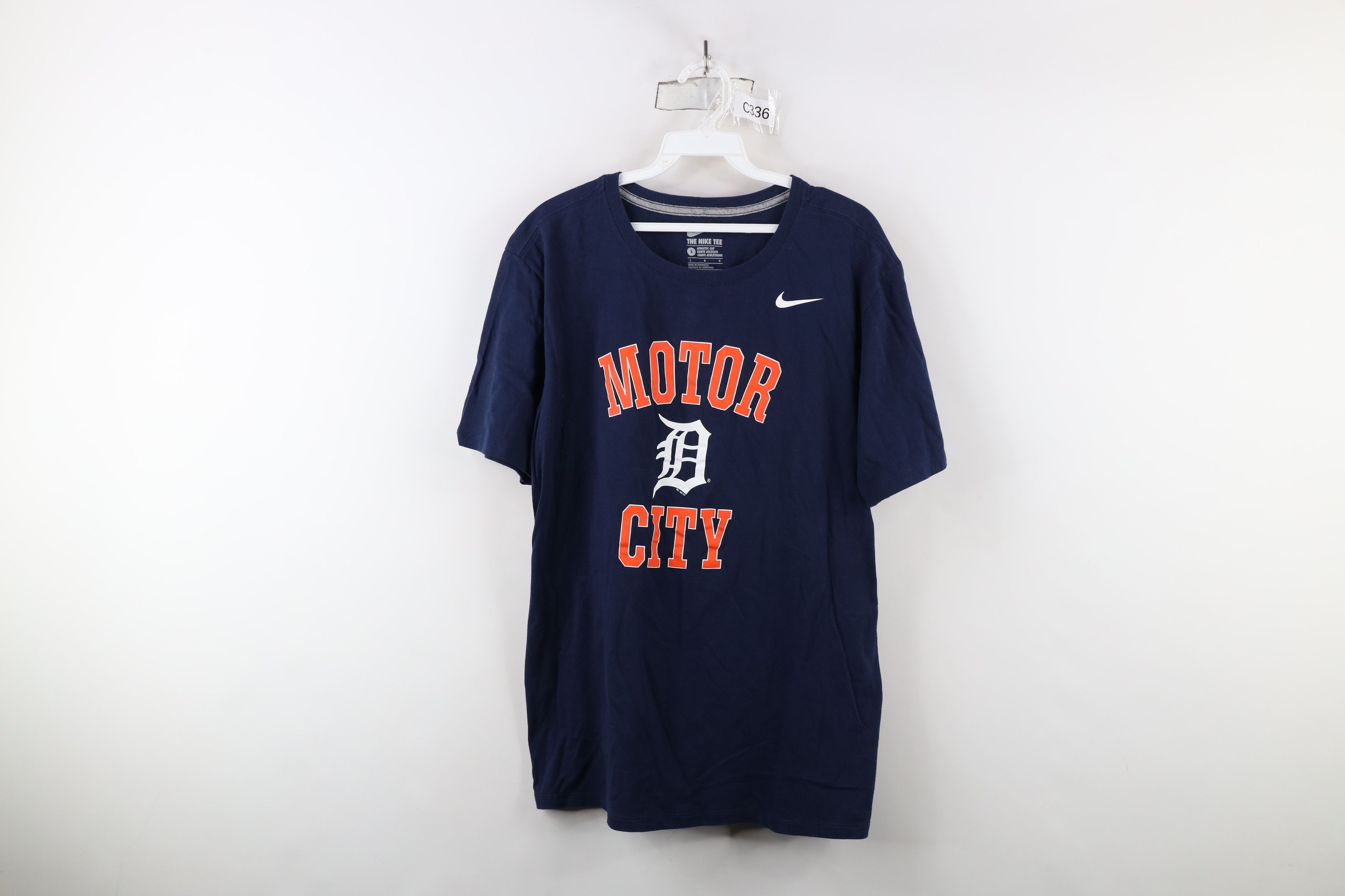 Nike × Vintage Nike Motor City Detroit Tigers Baseball Short Sleeve T-Shirt Size US L / EU 52-54 / 3 - 1 Thumbnail
