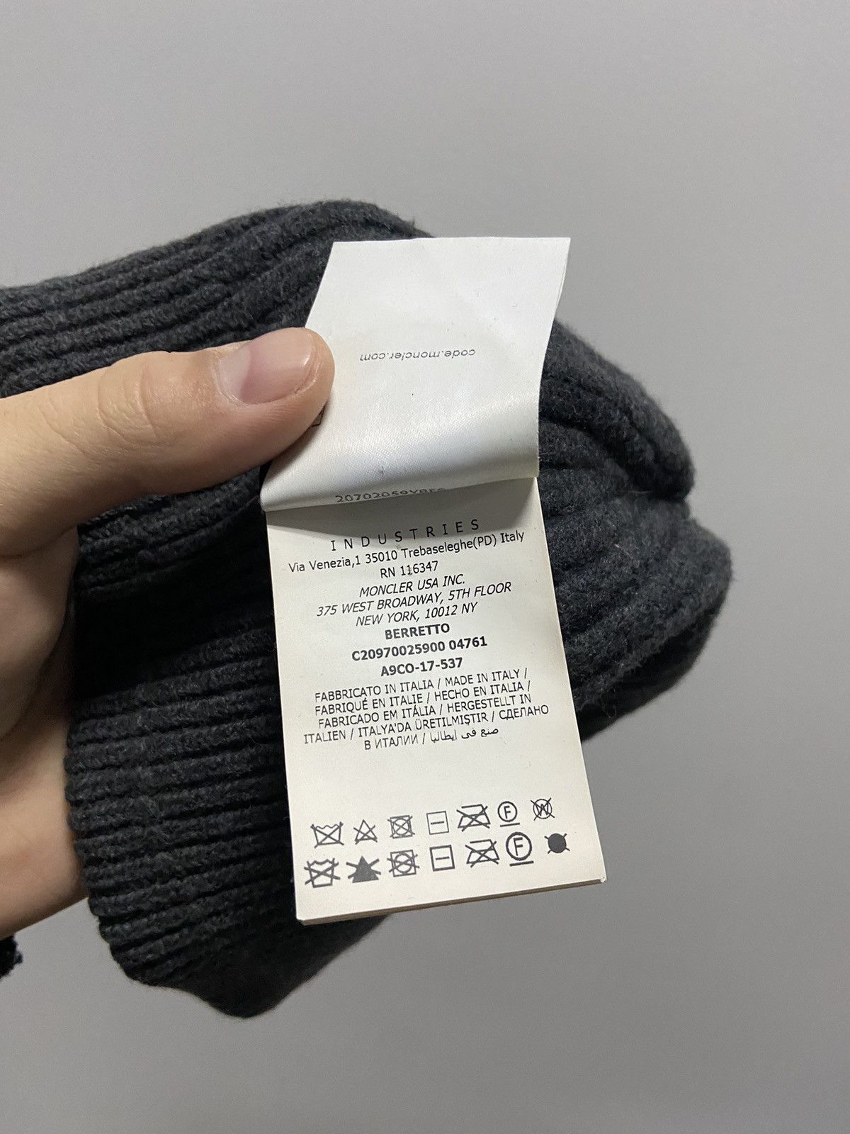 Moncler × Moncler Grenoble × Vintage Moncler Grenoble knitted beanie hat logo vintage Size ONE SIZE - 8 Thumbnail