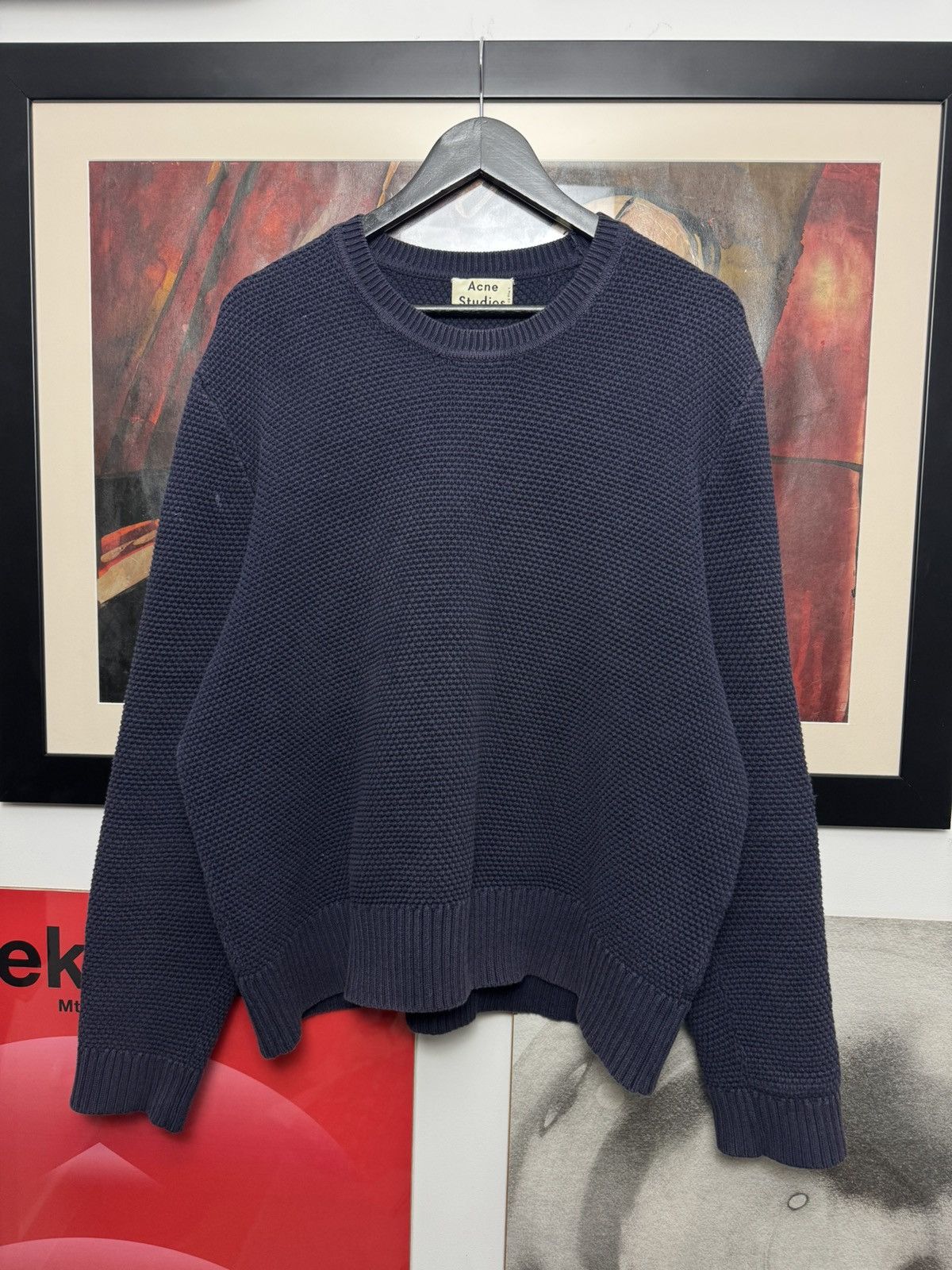 Acne Studios SS14 Acne Studios Cusco Bubble Ribbed Knit Sweater Boxy Fit Size US L / EU 52-54 / 3 - 1 Thumbnail