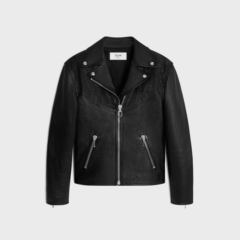 Celine o1bcso1str0126 2EK44602V Straight-cut Blouson Jacket Black Size US M / EU 48-50 / 2 - 1 Thumbnail