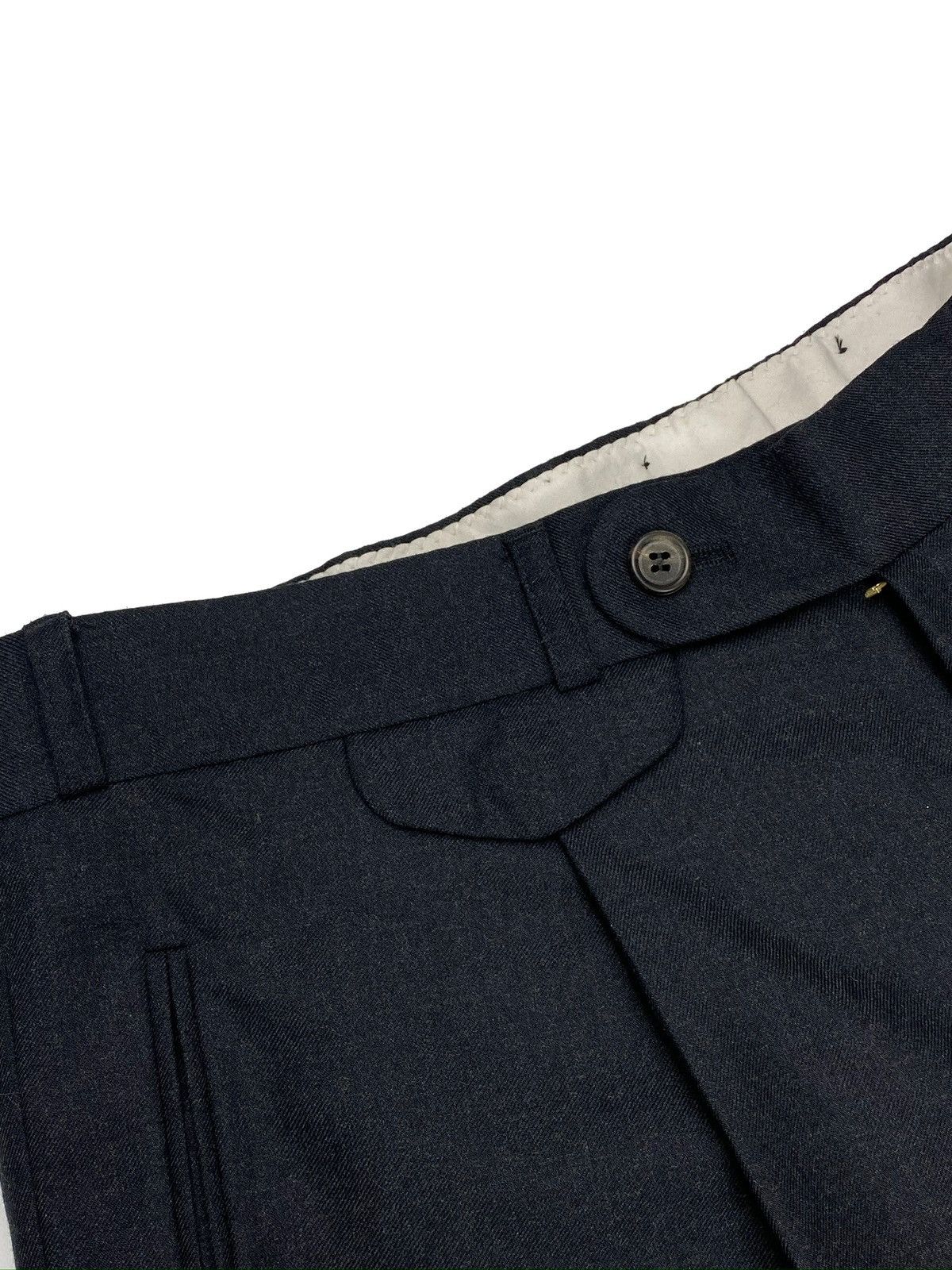 Ermenegildo Zegna ERMENEGILDO ZEGNA MENS CLASSIC DRESS PANTS WOOL TROUSERS Size US 34 / EU 50 - 6 Thumbnail