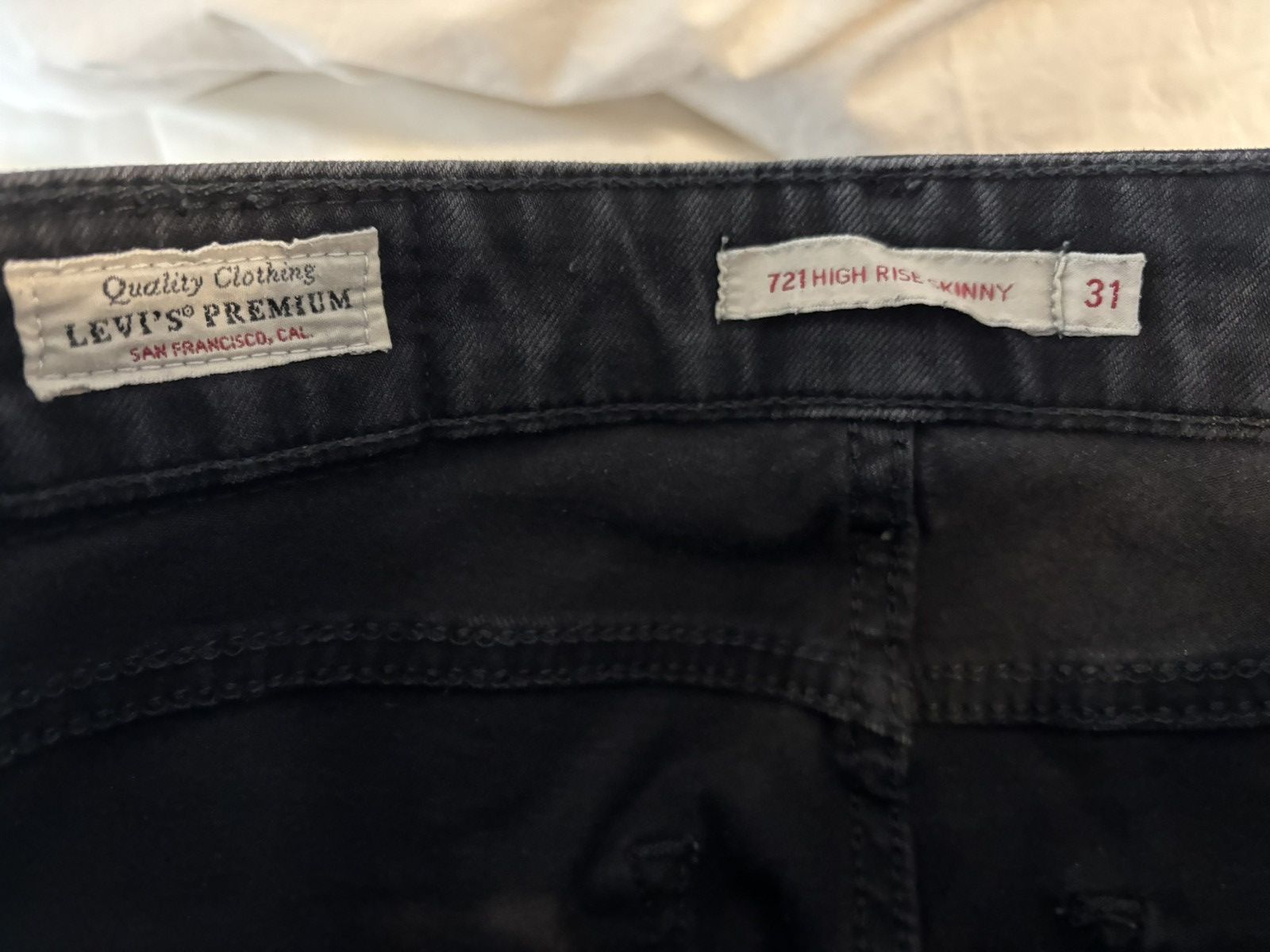 Levi's 721 High Rise Skinny Size 31" - 3 Thumbnail