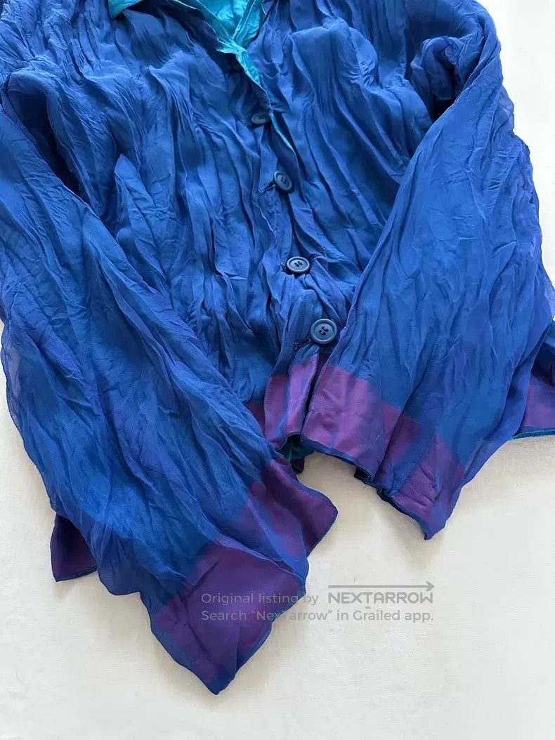 Issey Miyake Issey Miyake Blue Skirt Size 25" / US 0 / IT 36 - 7 Thumbnail