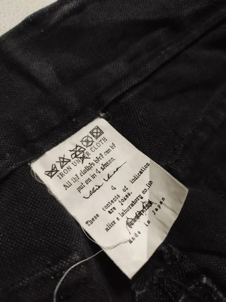 Japanese Brand Alices Japan Back Zipper Punk Bondage Design Pants Size US 27 - 11 Thumbnail