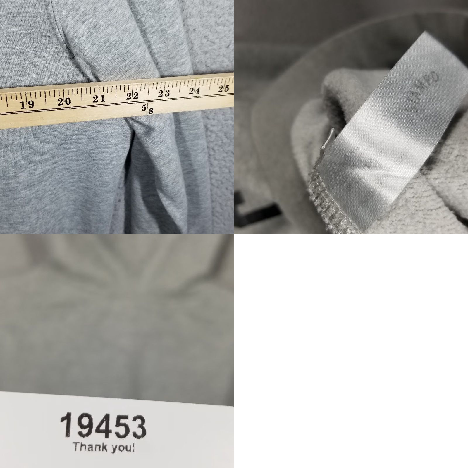 Stampd VINTAGE Stampd Los Angeles Hoodie Men Large Gray Sweatshirt Designer USA Pullover Size US XL / EU 56 / 4 - 8 Thumbnail