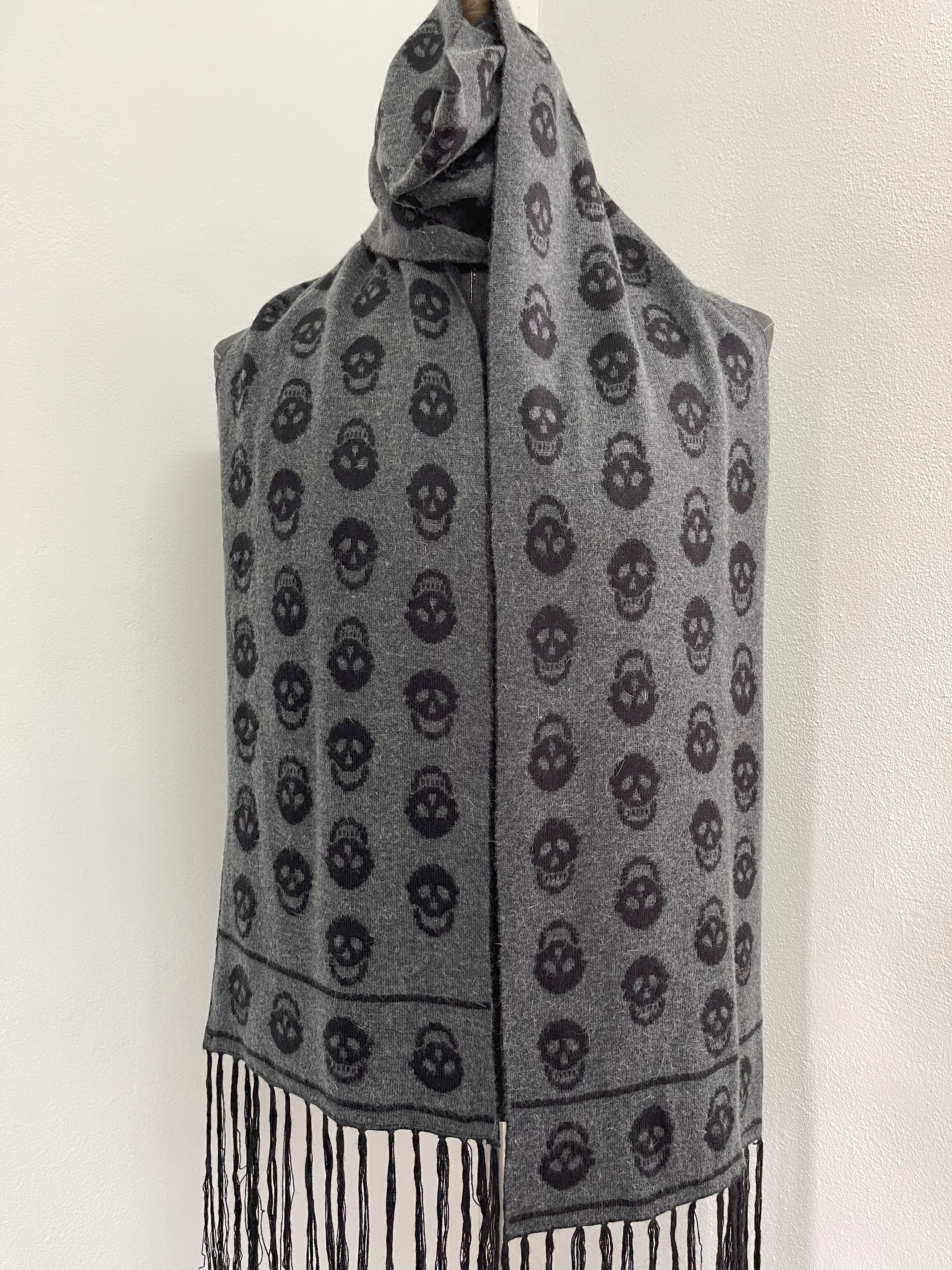 Vintage Vintage AZUL Skull Scarf / Muffler - 6024 Size ONE SIZE - 5 Thumbnail