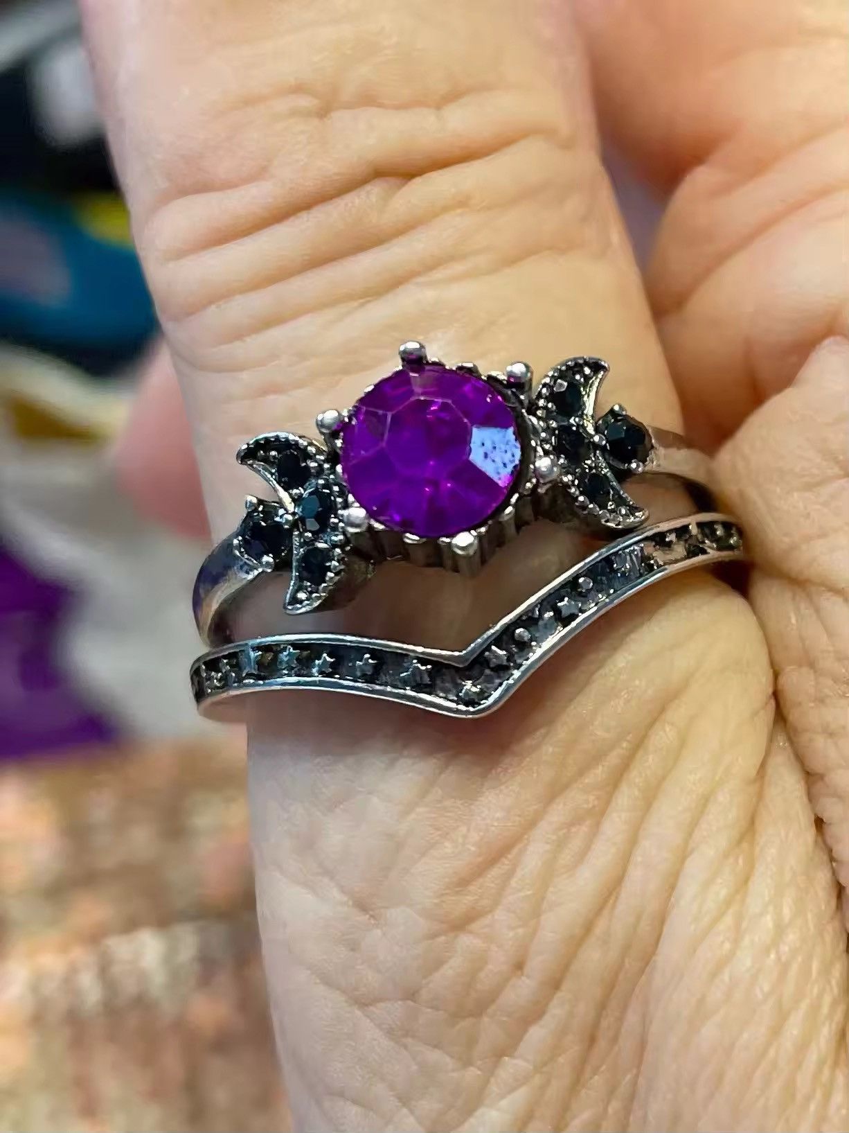 Jewelry fashionable vintage design ring ( size 5-11) Size ONE SIZE - 1 Thumbnail