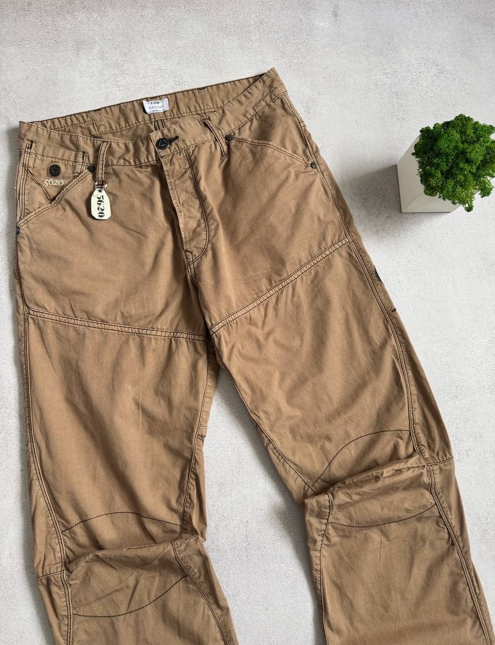 G-Star Vintage G Star Raw Pants Straight Big Logo Embroidered 96 Size US 34 / EU 50 - 9 Thumbnail