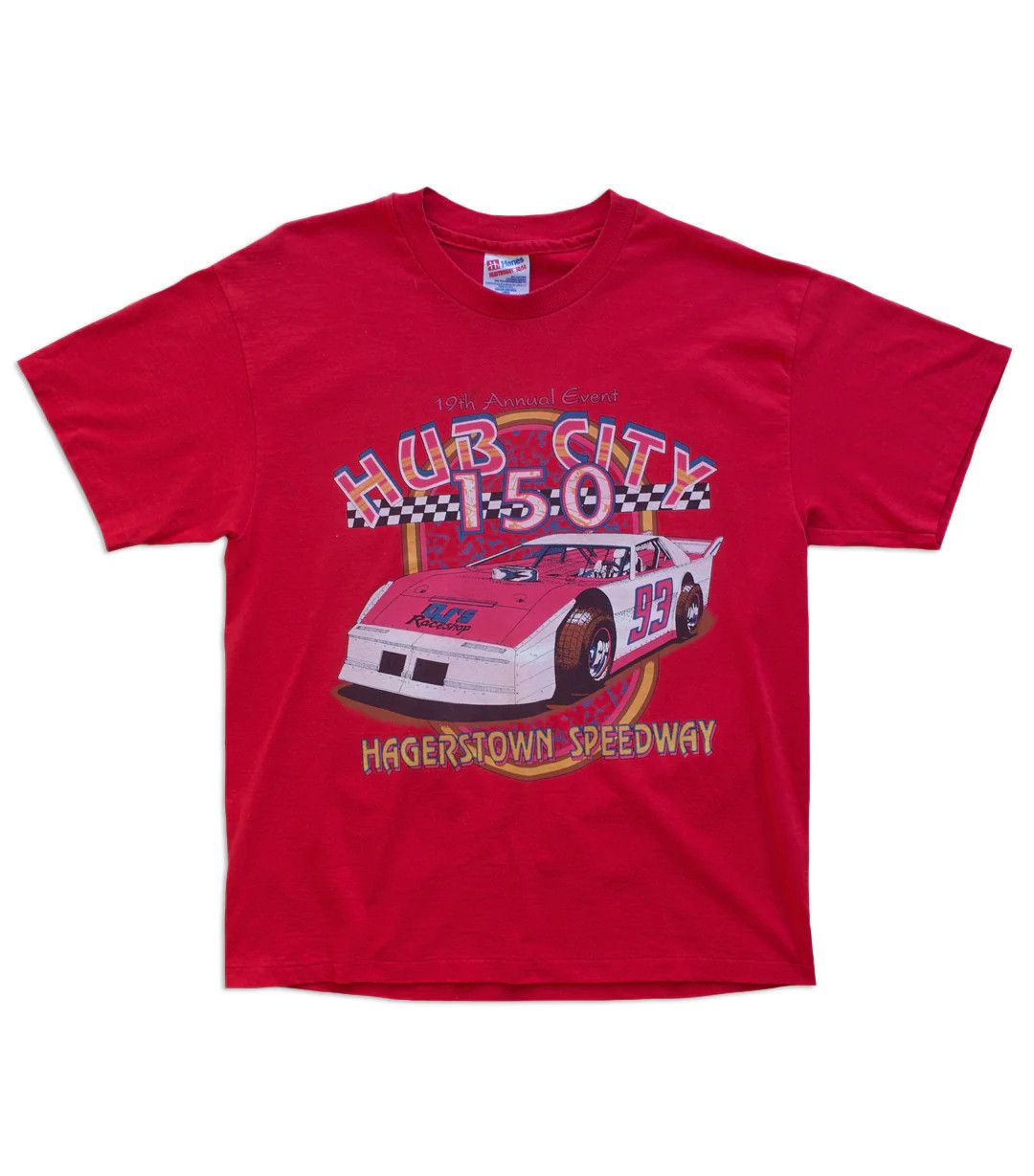 Vintage 1993 Vintage Hub City 150 T-Shirt Size US L / EU 52-54 / 3 - 1 Thumbnail