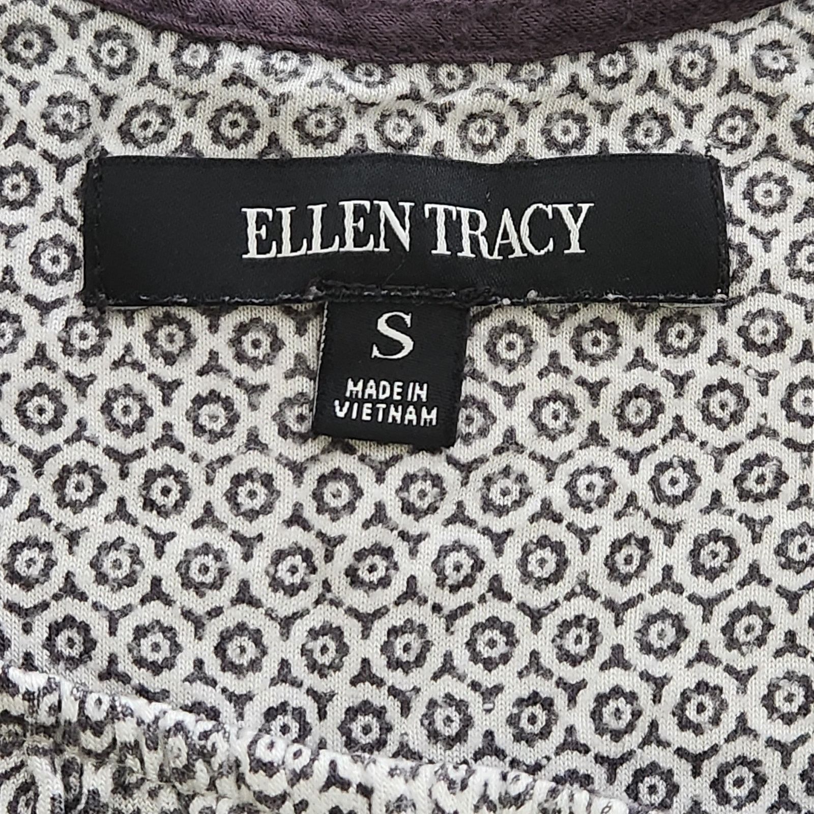 Other Ellen Tracy Black White Circle Print Sleeveless Mini Dress S Size S / US 4 / IT 40 - 4 Thumbnail