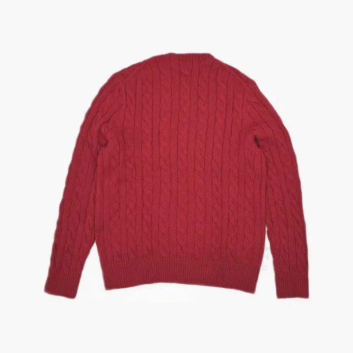 Polo Ralph Lauren Polo Ralph Lauren Cable Knit Logo Embroidered Sweater. Size US L / EU 52-54 / 3 - 3 Thumbnail
