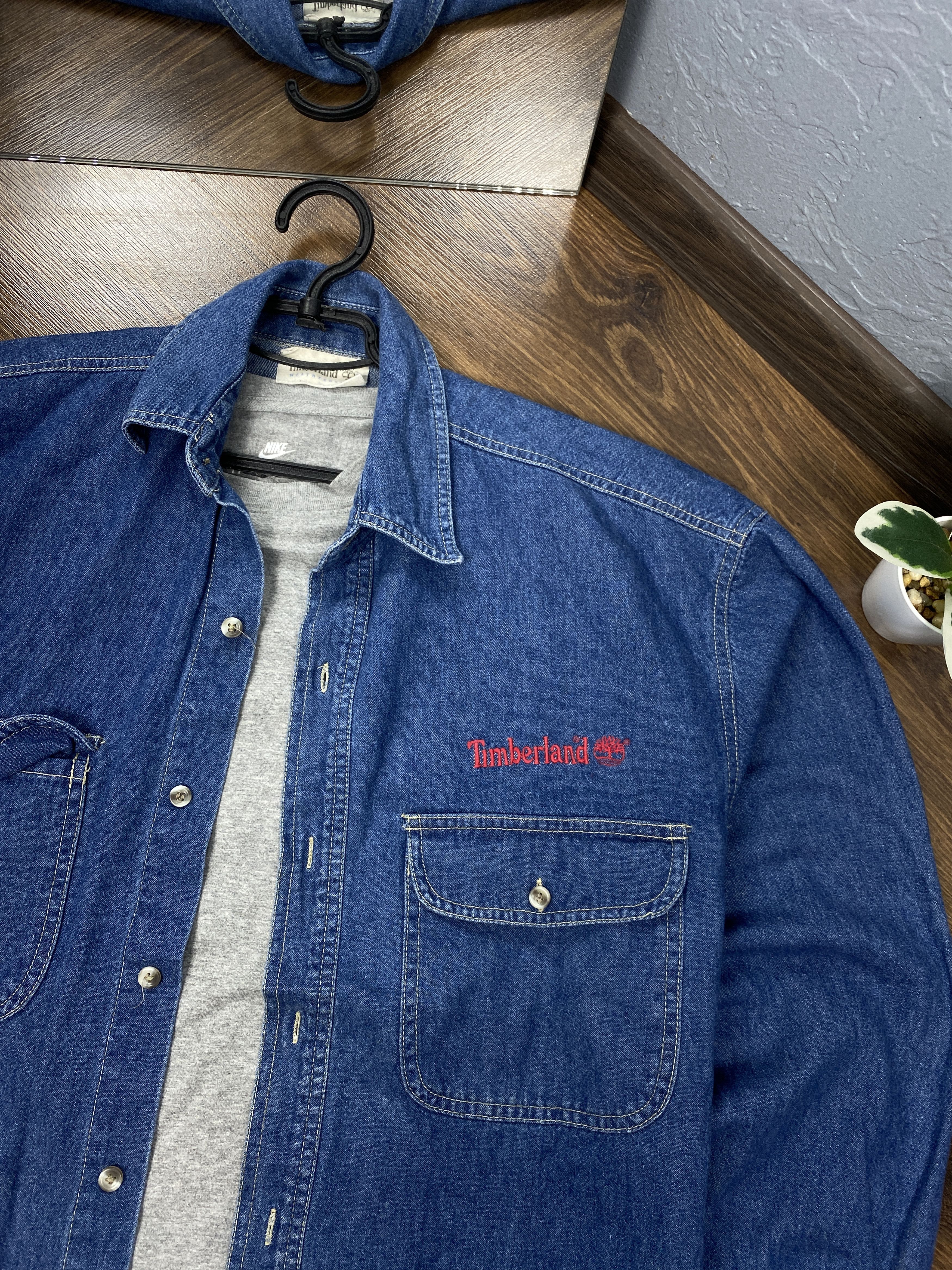Timberland Timberland vintage jeans denim shirt Size US XL / EU 56 / 4 - 2 Thumbnail