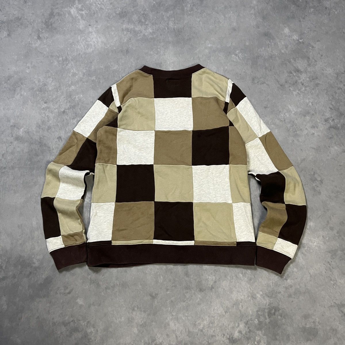 BEAMS Patch Work Crewneck