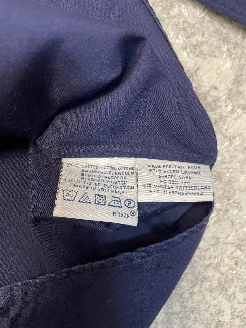 Ralph Lauren Vintage Ralph Lauren Shirt Custom Fit Navy Blue Men’s Size US M / EU 48-50 / 2 - 12 Thumbnail