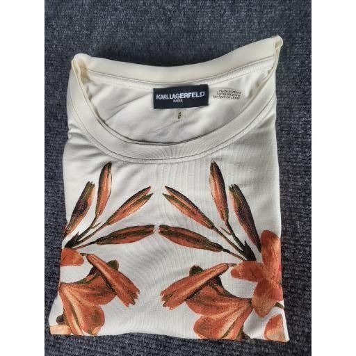 Karl Lagerfeld Karl Lagerfeld Paris Sleeveless Shirt Women Sz M Floral Summ Size M / US 6-8 / IT 42-44 - 10 Thumbnail
