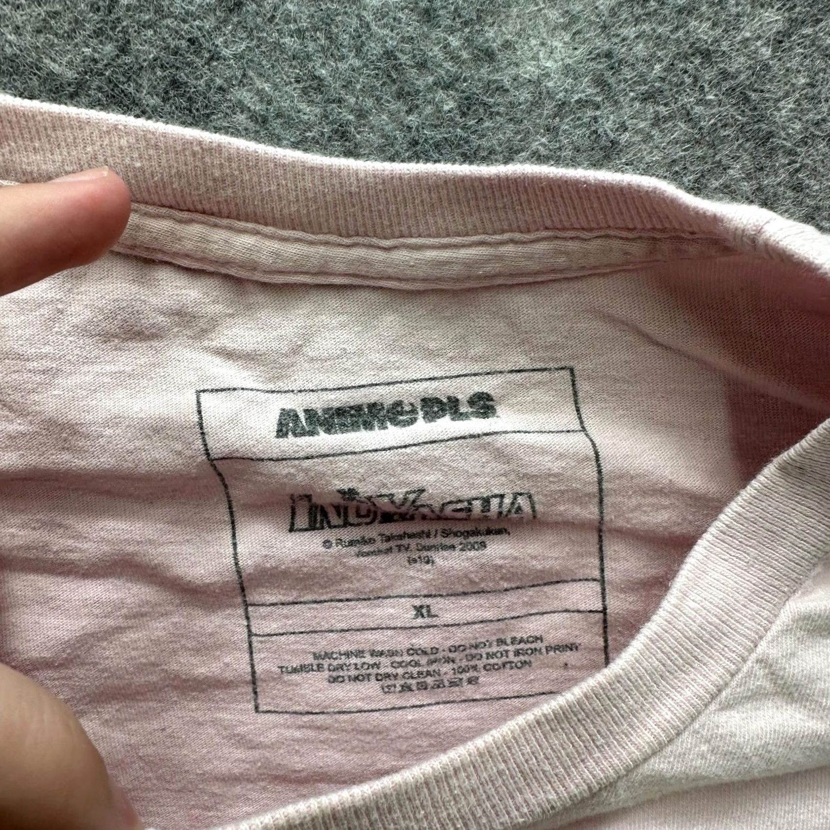 Pinko ANIME PLS Shirt Mens XL Pink Graphic Crewneck Cotton Jersey Kagome Higurashi InuYasha with Bow and Arrows"} Size US XL / EU 56 / 4 - 4 Thumbnail