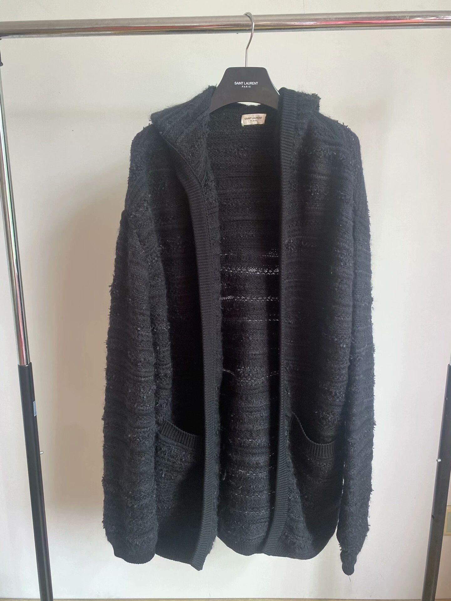Saint Laurent Paris Saint Laurent 18FW Fringe Hooded Cardigan Size US S / EU 44-46 / 1 - 1 Thumbnail