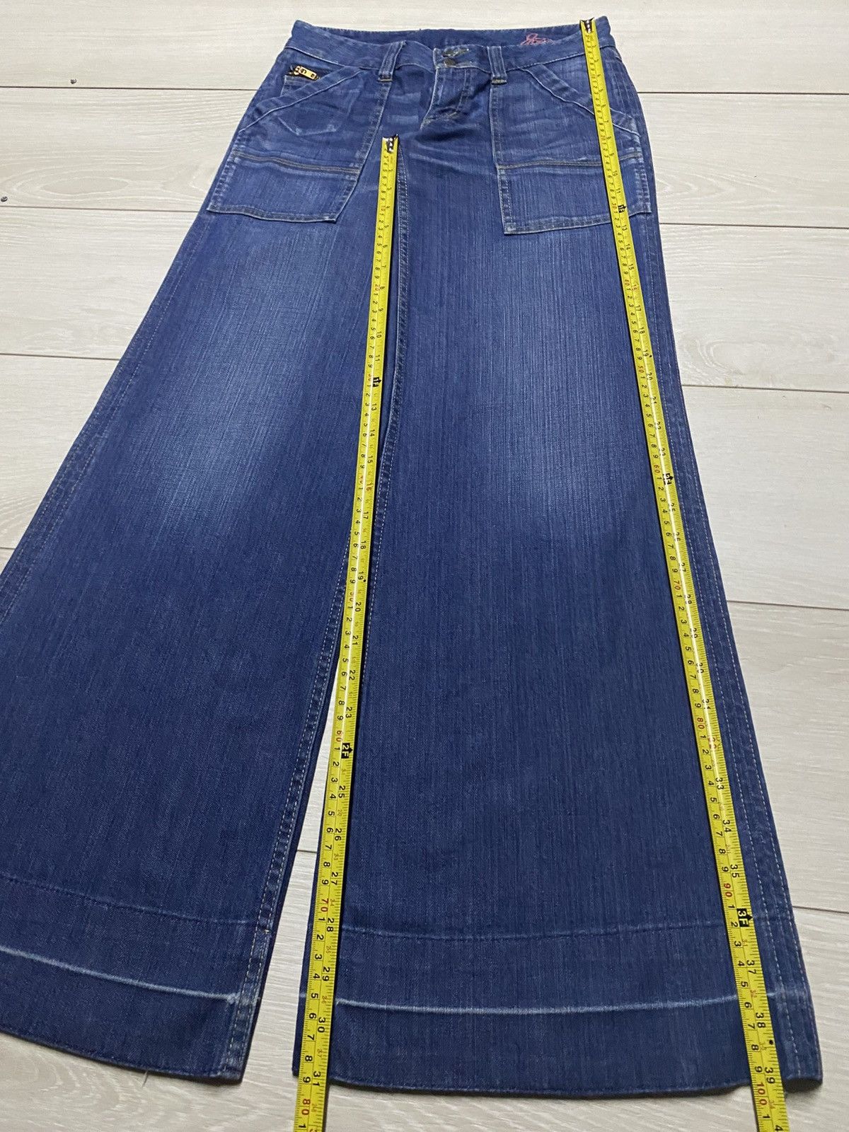 Joie Vintage Joie Blue Wash Super Baggy Jeans Size 28" / US 6 / IT 42 - 10 Thumbnail