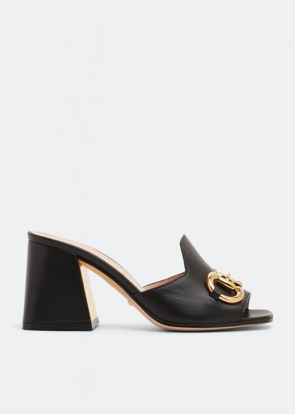 Gucci Horsebit Heel Mules SIZE 40