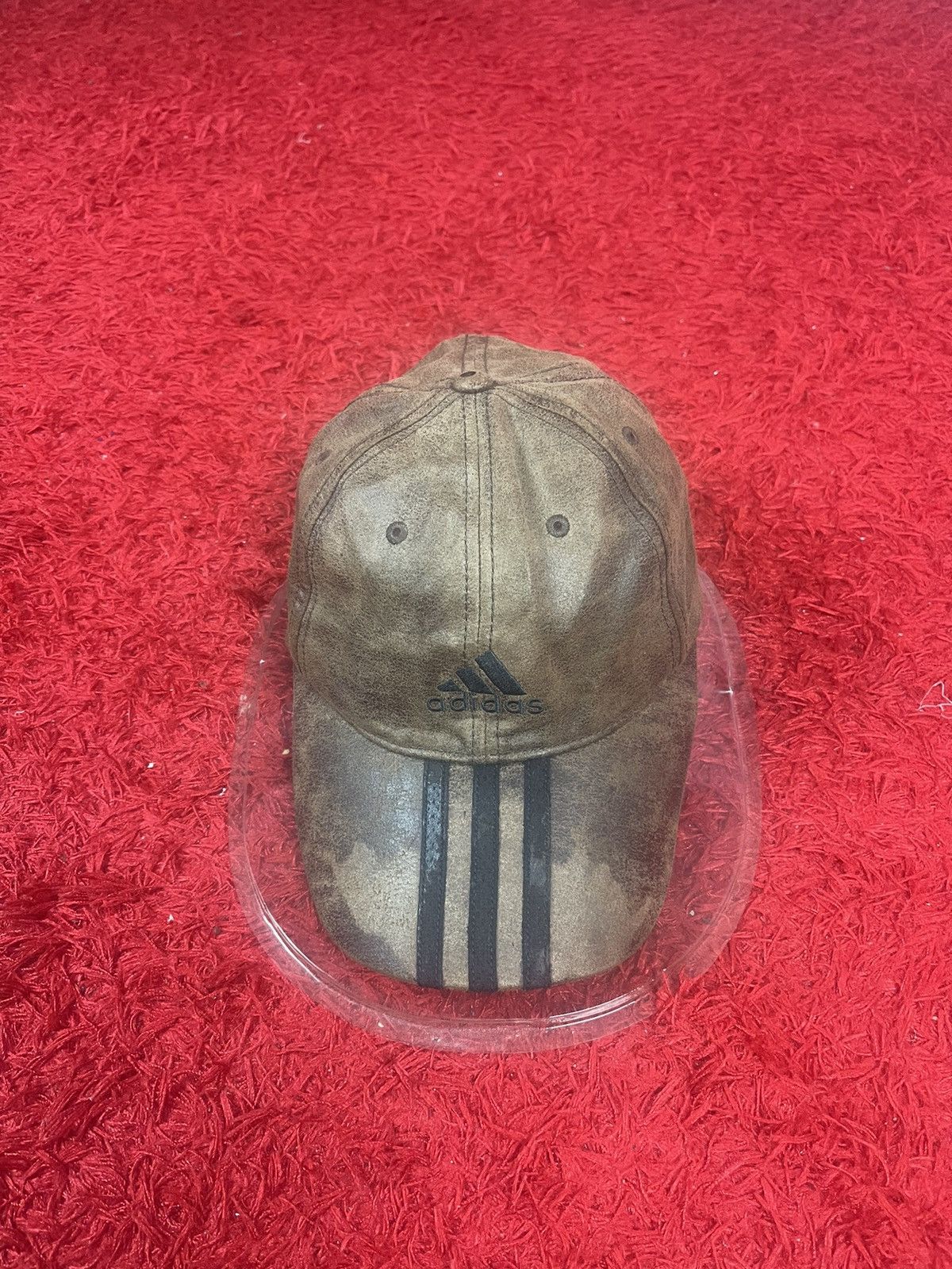 Adidas Vintage Adidas Leather Hat 57-60cm Size ONE SIZE - 2 Thumbnail