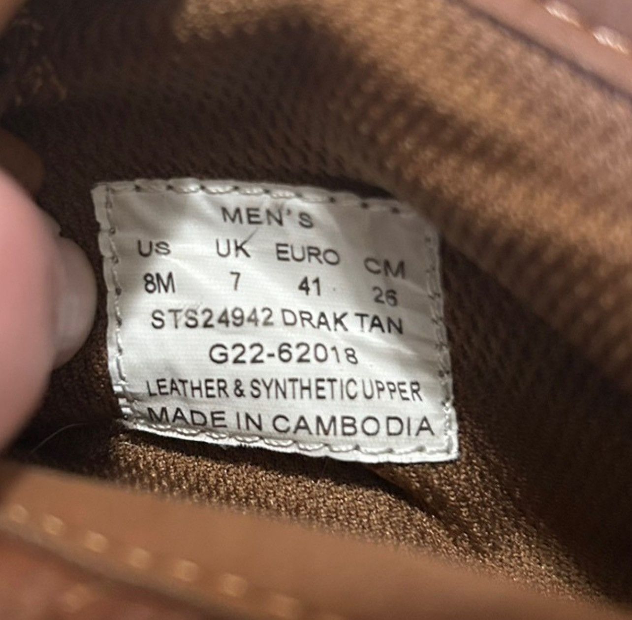 Sperry Sperry Leather Cognac Brown Chukka Hi Top Boat Shoes Size 8 Size US 8 / EU 41 - 9 Thumbnail
