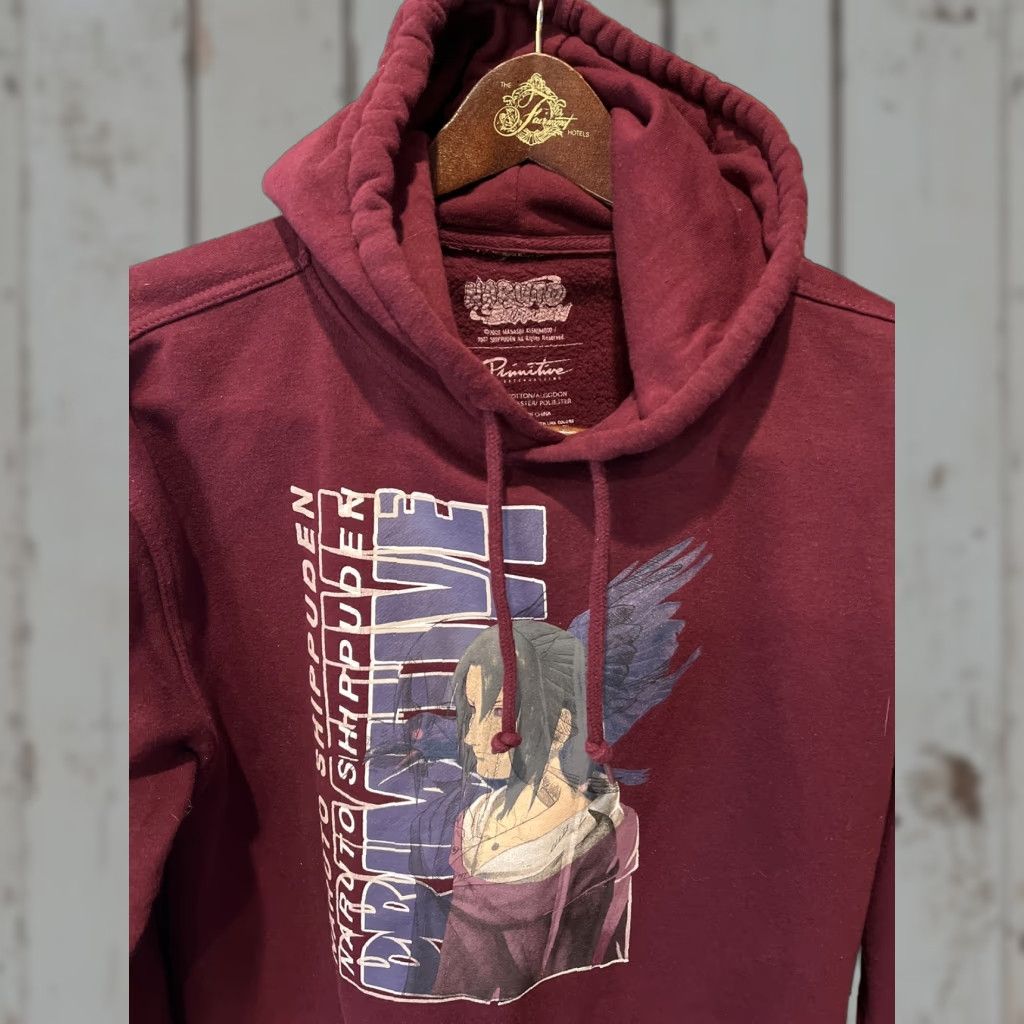 Primitive Primitive Skateboarding Naruto Shippuden Hoodie Men’s M Maroon Anime Pullover Hooded Graphic Print Logo Regular Size M Mens Hoodie Size US M / EU 48-50 / 2 - 1 Thumbnail