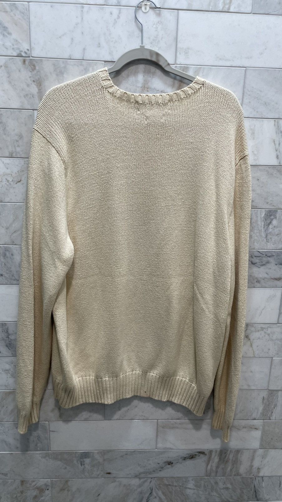 Polo Ralph Lauren Polo Ralph Lauren knitted crewneck sweater tan Size US XXL / EU 58 / 5 - 3 Thumbnail
