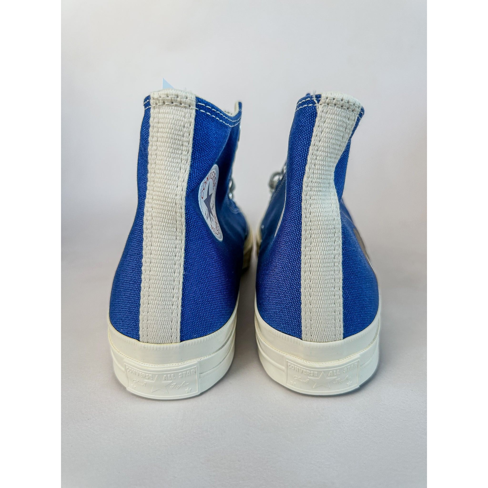 Comme des Garcons Converse X Comme Des Garçons Blue Chuck 70 Hi Tops Size US 11 / EU 44 - 5 Thumbnail