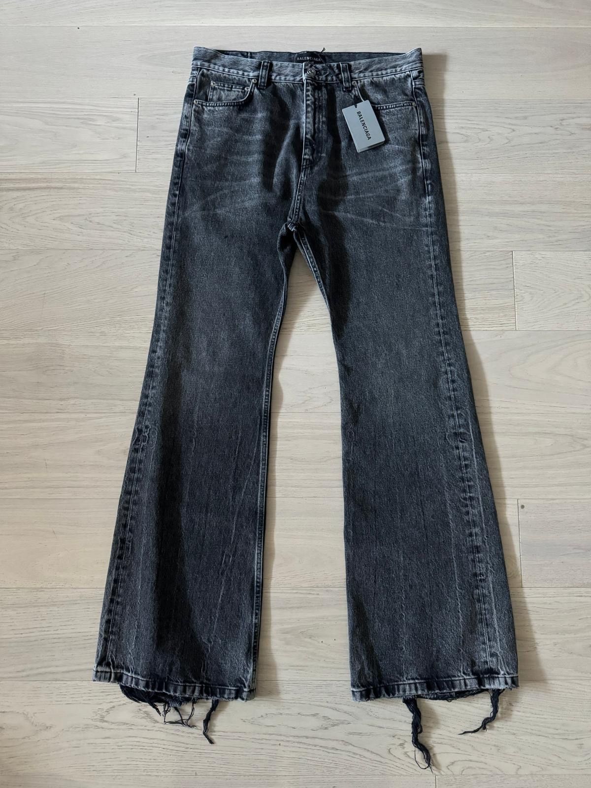 Balenciaga Lost Tape Flared Denim Jeans Size US 36 / EU 52 - 5 Thumbnail