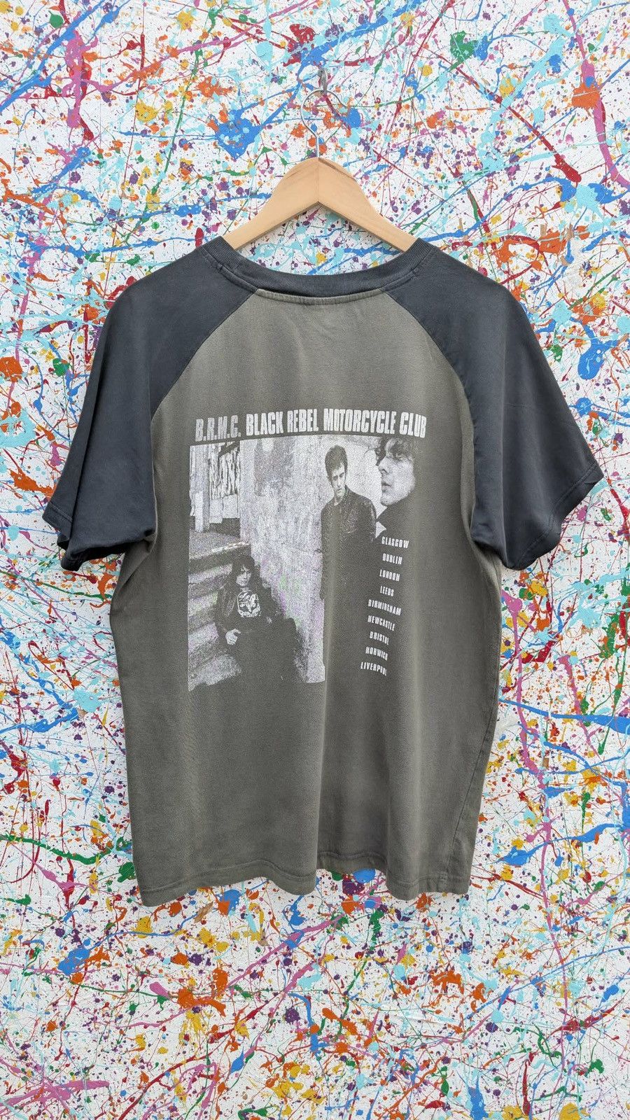 Band Tees Vintage black rebel motorcycle tour tshirt BRMC Band tee 00s Size US L / EU 52-54 / 3 - 4 Thumbnail