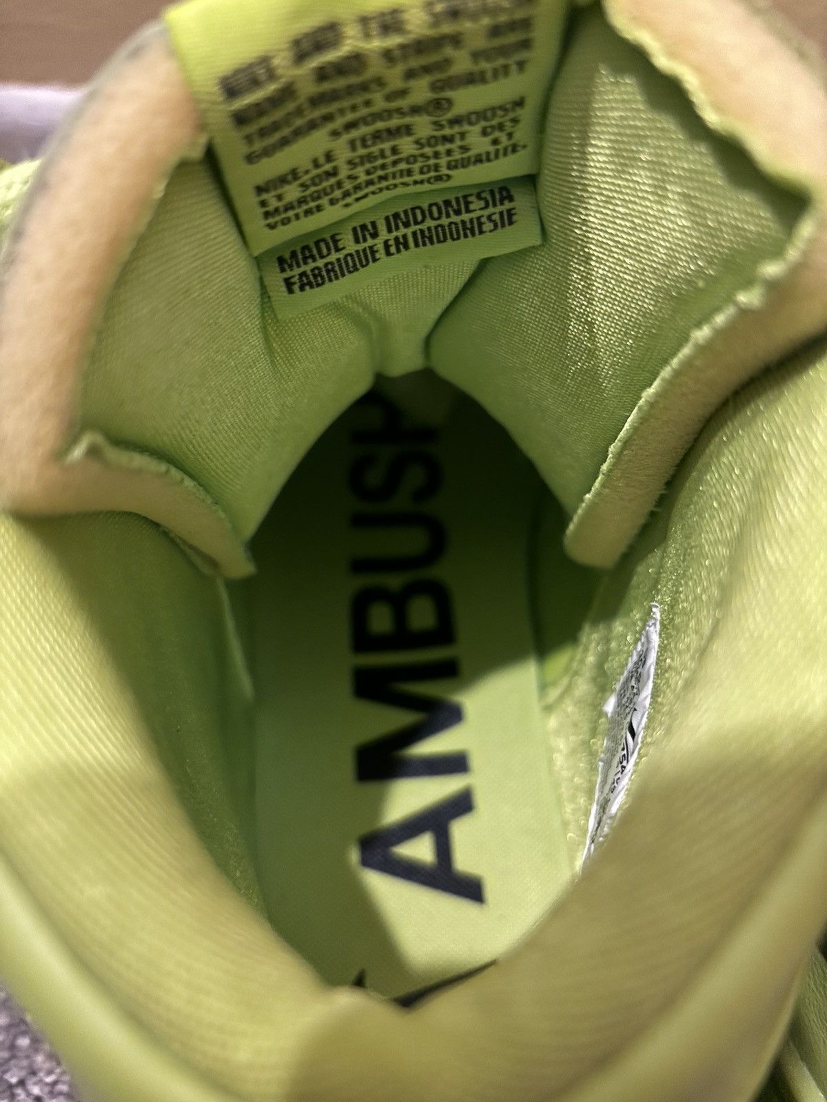 Ambush Design × Nike Nike Ambush Dunk High Flash Lime 10.5 no box Size US 10.5 / EU 43-44 - 6 Thumbnail