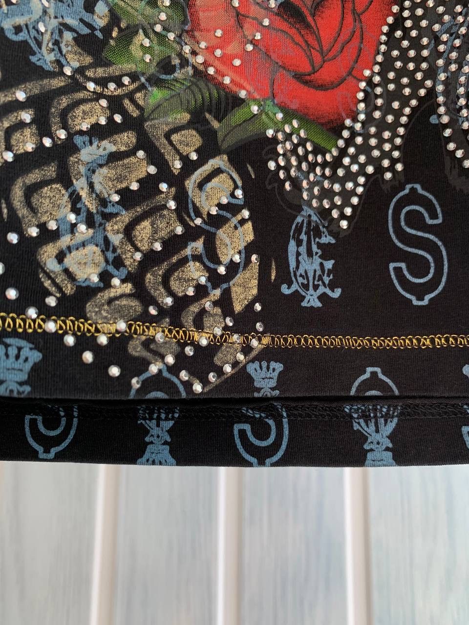 Christian Audigier Christian Audigier Rhinestone Multicolor Tall USA T-Shirt Size S / US 4 / IT 40 - 15 Thumbnail