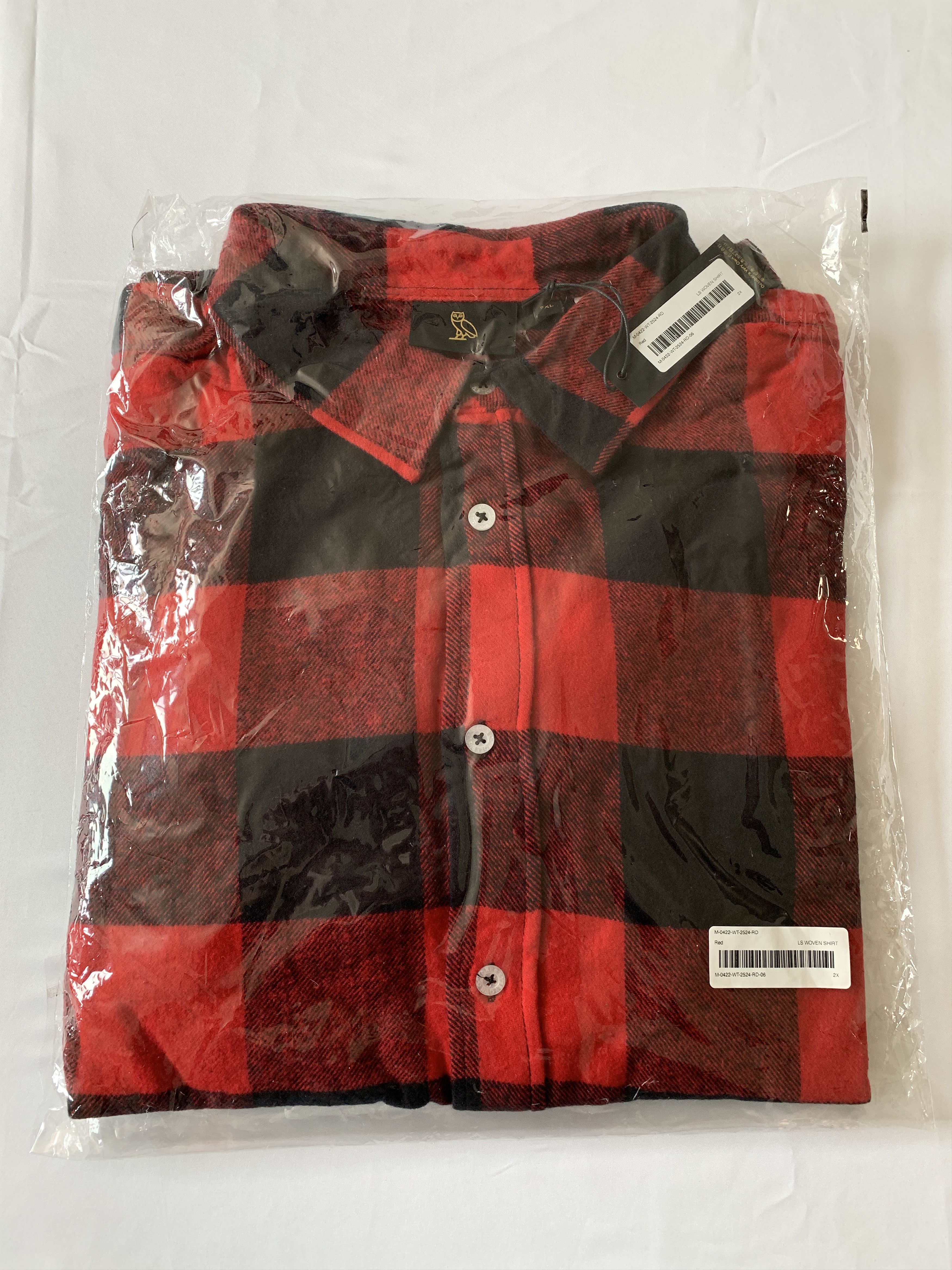 Drake OVO Buffalo Plaid Flannel Shirt Size US XXL / EU 58 / 5 - 3 Thumbnail