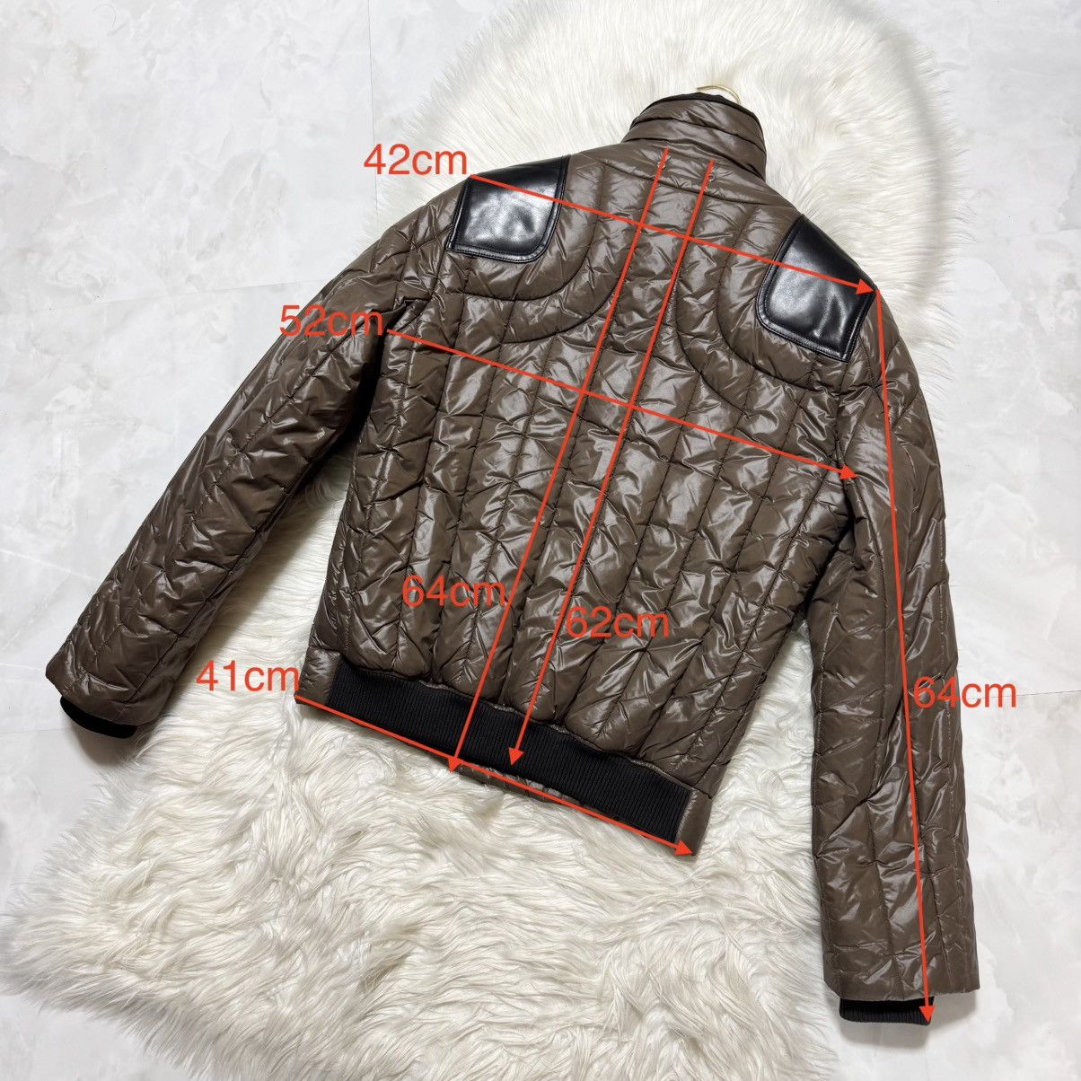 Louis Vuitton Louis Vuitton leather LV logo nylon Jacket 44 Size US S / EU 44-46 / 1 - 8 Thumbnail