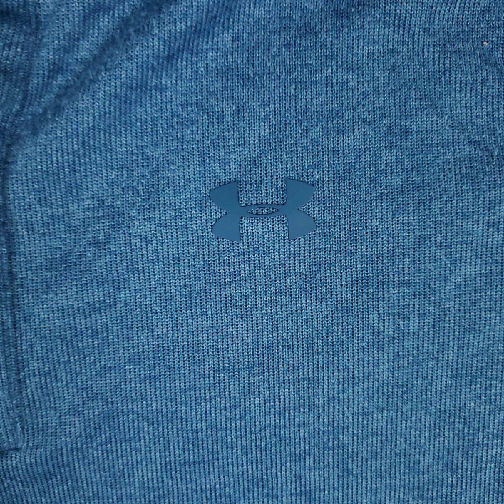 Under Armour Under Armour Sweater Mens Medium Blue 1/4 Zip Pullover Mock Neck Sweatshirt All Seasons Logo Size US M / EU 48-50 / 2 - 2 Thumbnail