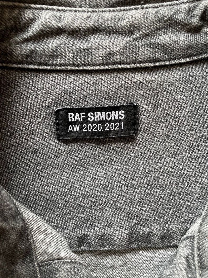 Raf Simons Raf Simons 20aw Washed Chain Denim Shirt-2505 Size US M / EU 48-50 / 2 - 5 Thumbnail
