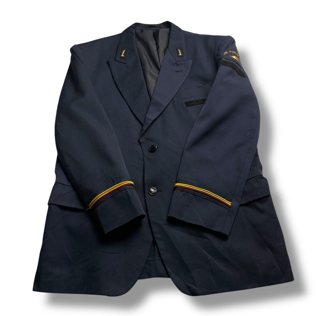 Yohji Yamamoto VINTAGE 90s YOHJI YAMAMOTO WOOL BLAZER JACKET Size US L / EU 52-54 / 3 - 2 Thumbnail