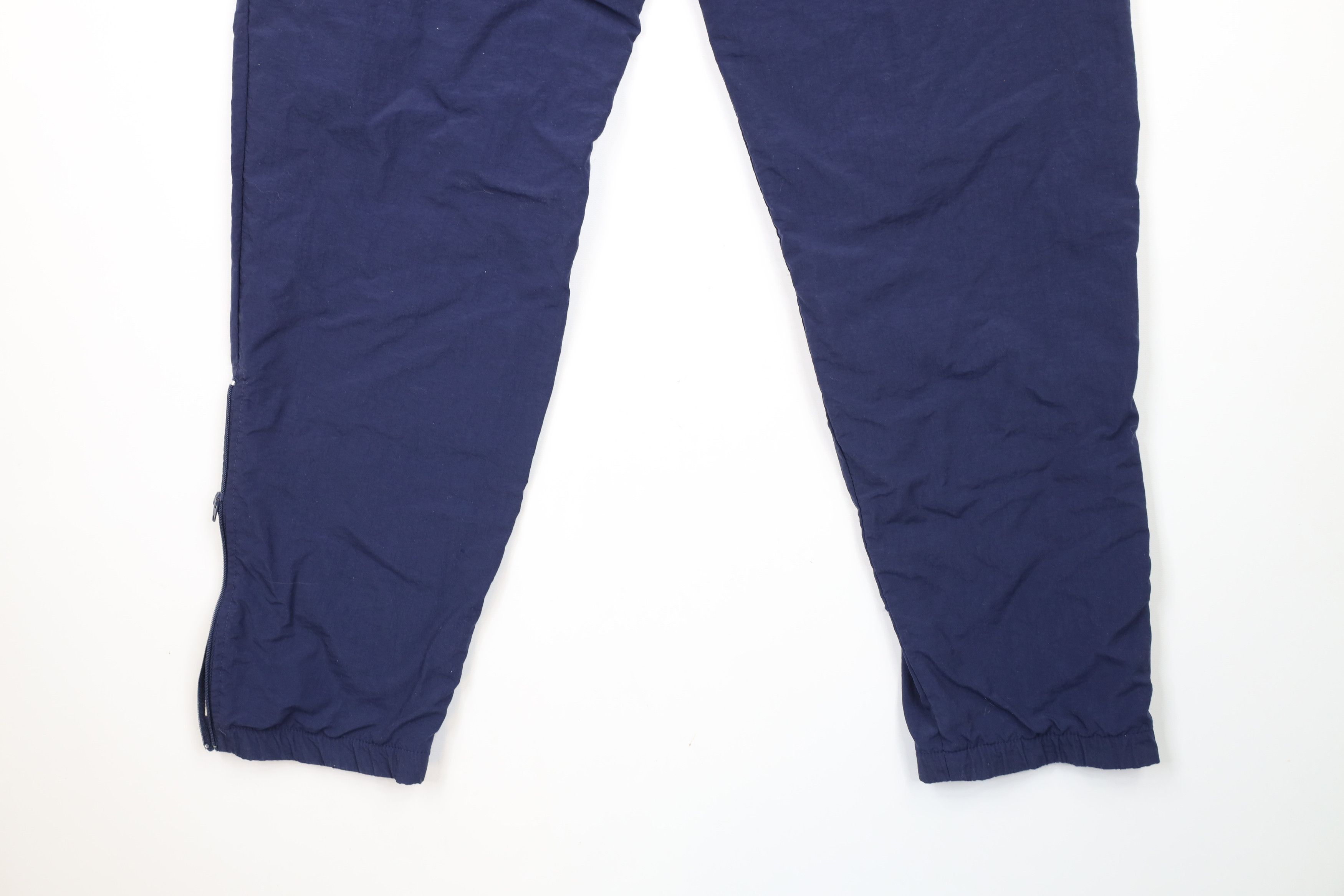 Asics × Vintage Vintage 90s Asics Spell Out Lined Windbreaker Pants Blue Size US 34 / EU 50 - 14 Thumbnail